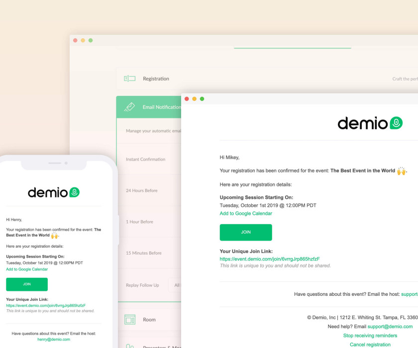 Demio link